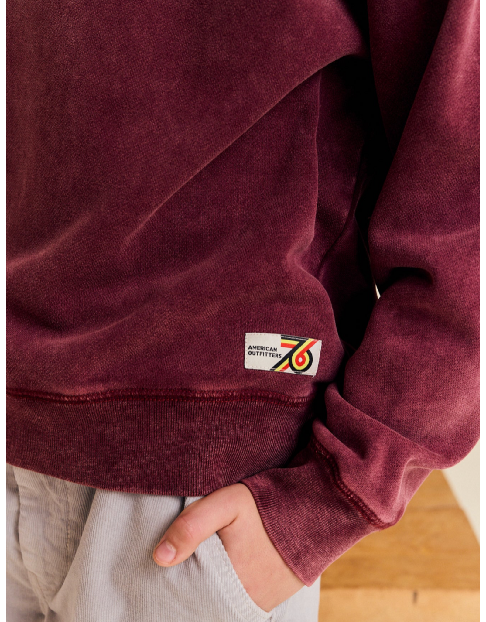 AO76 sweater Oscar bordeaux
