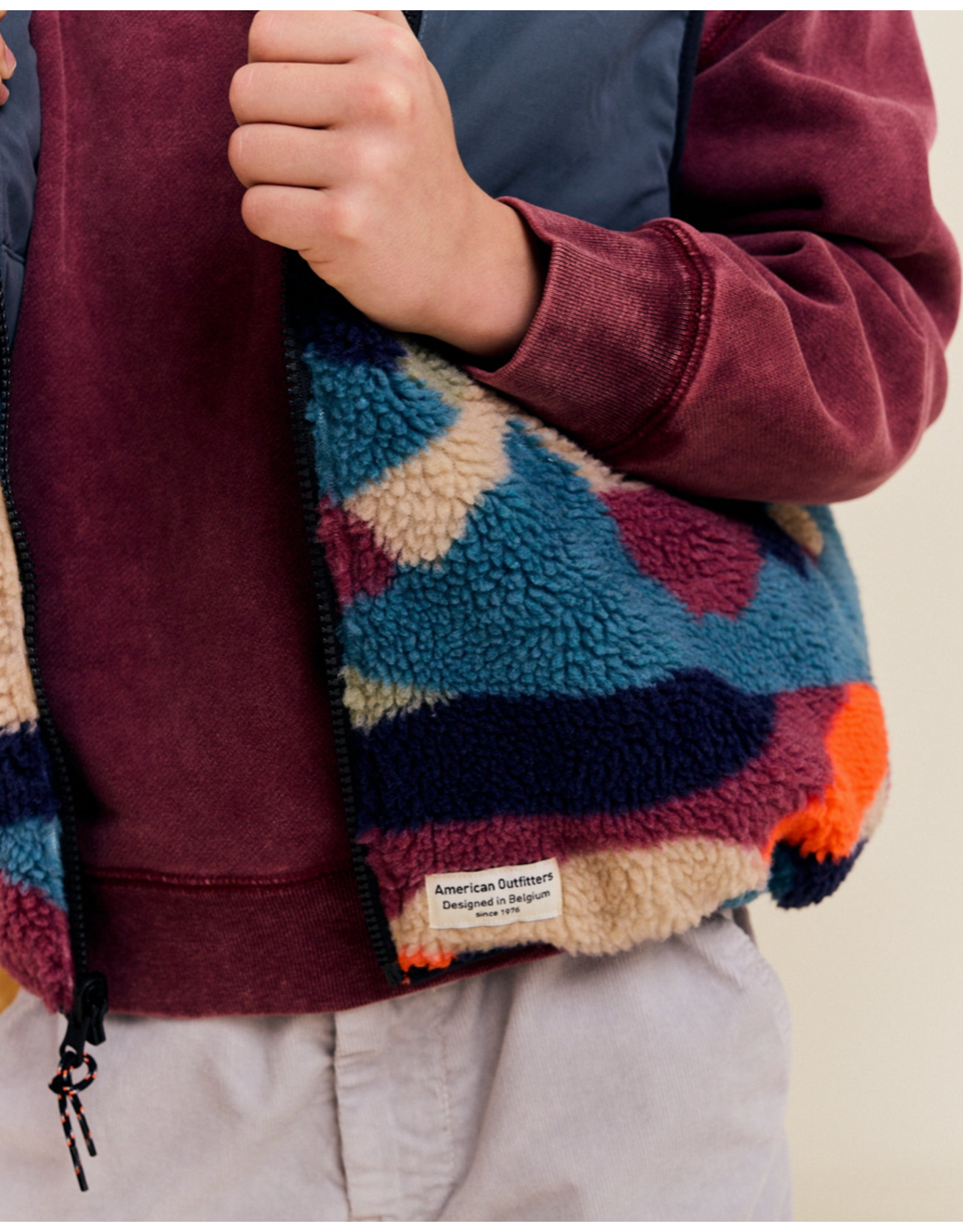 AO76 sweater Oscar bordeaux