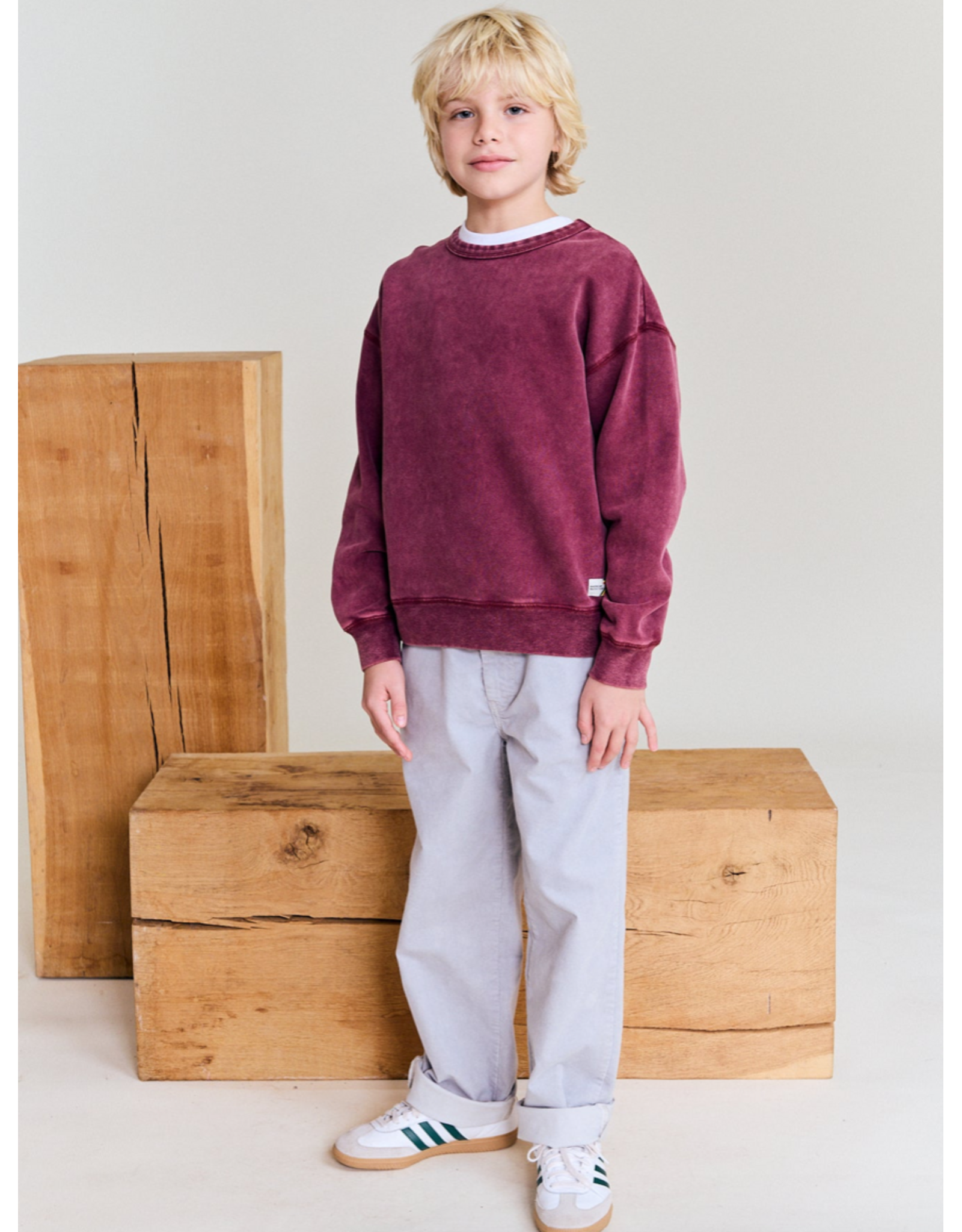 AO76 sweater Oscar bordeaux