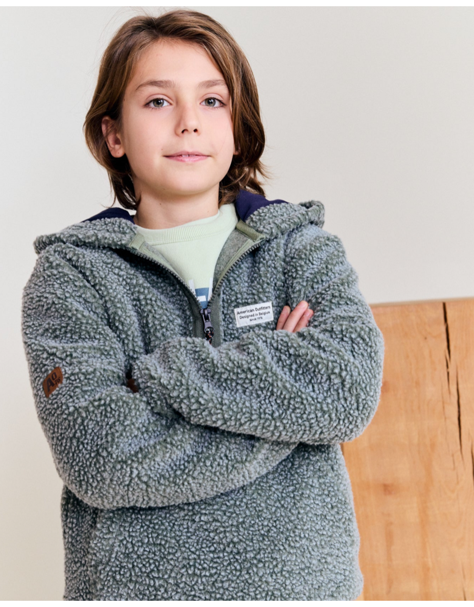 AO76 hoodie Wallis thyme