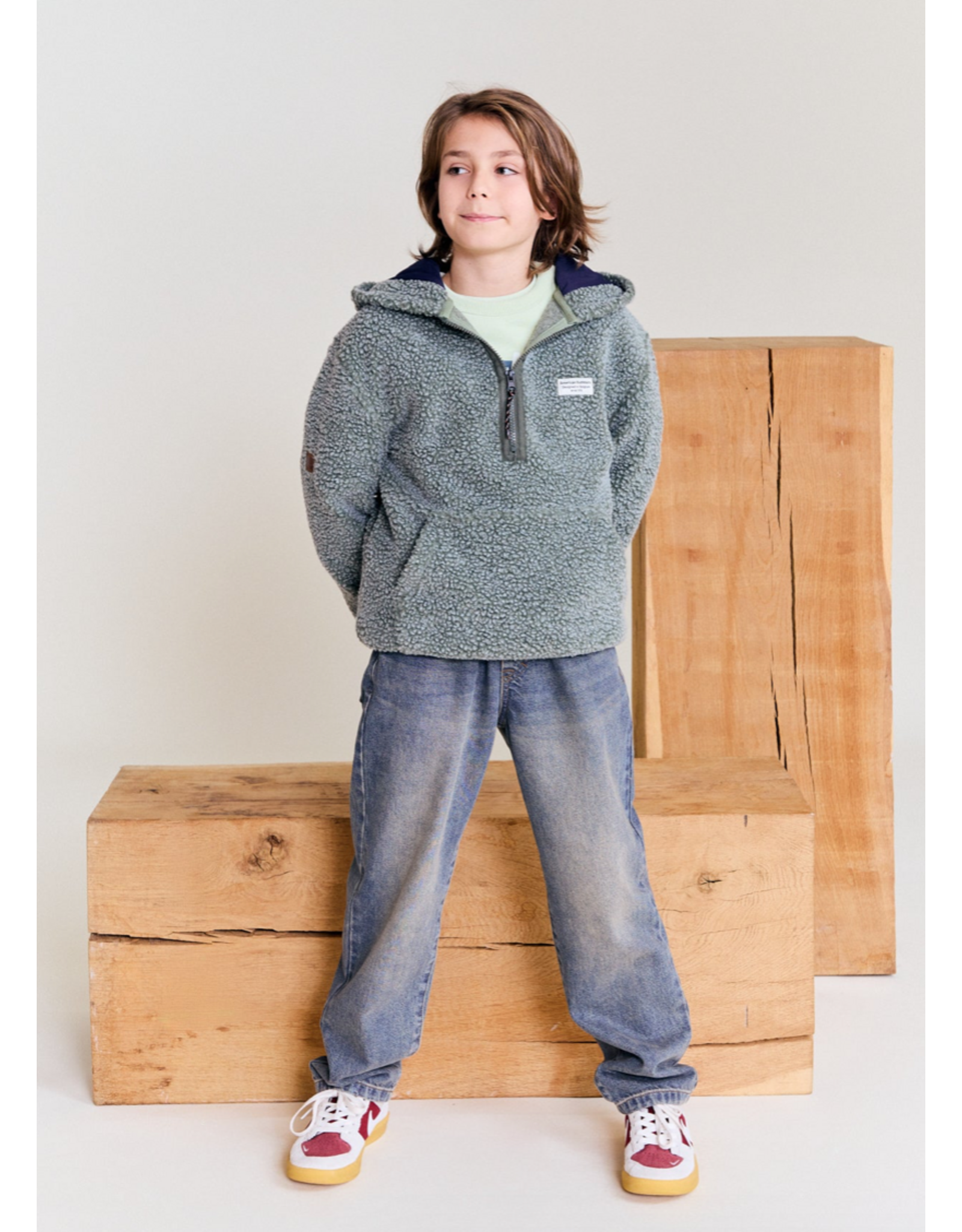 AO76 hoodie Wallis thyme