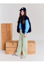 AO76 broek ribfluweel Zina green grey