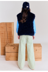 AO76 broek ribfluweel Zina green grey