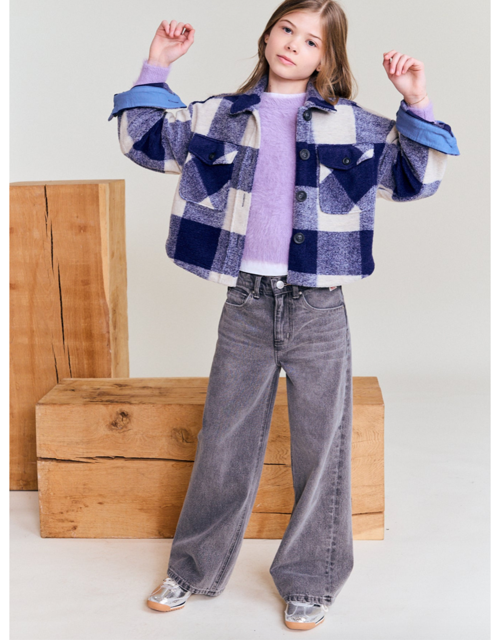 AO76 broek Zina wash light grey