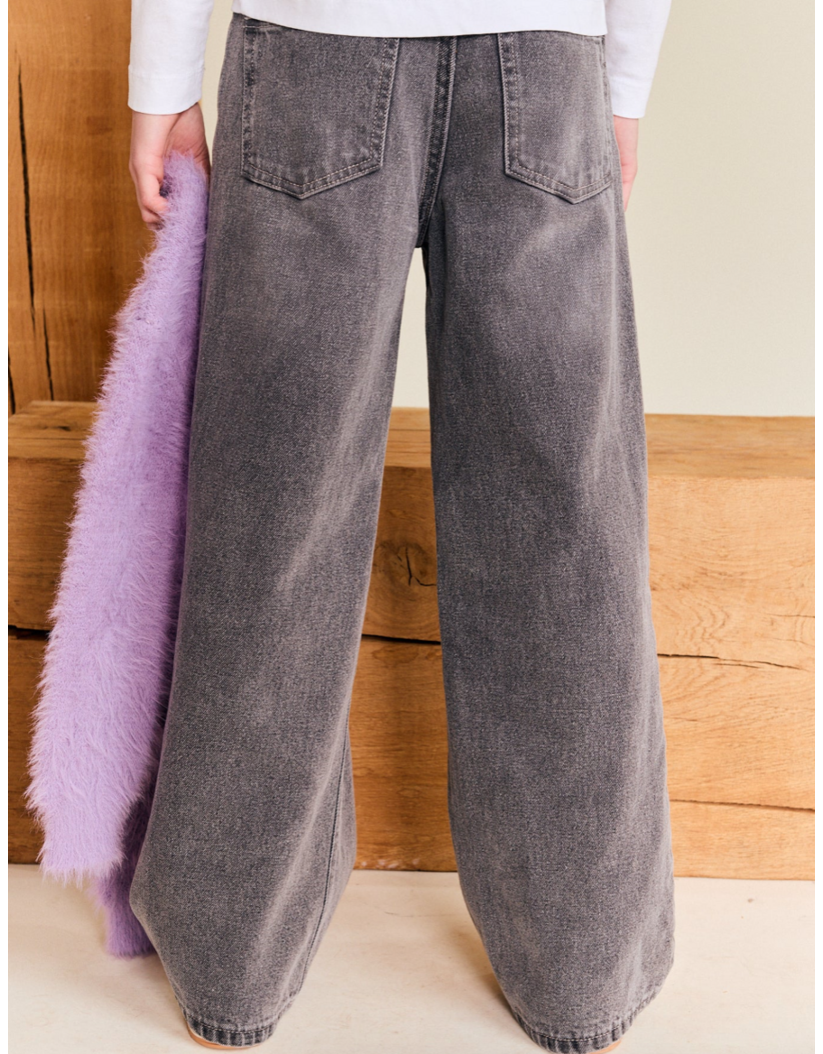 AO76 broek Zina wash light grey