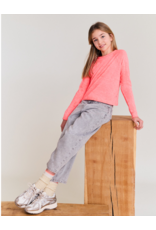 AO76 broek coco denim light grey