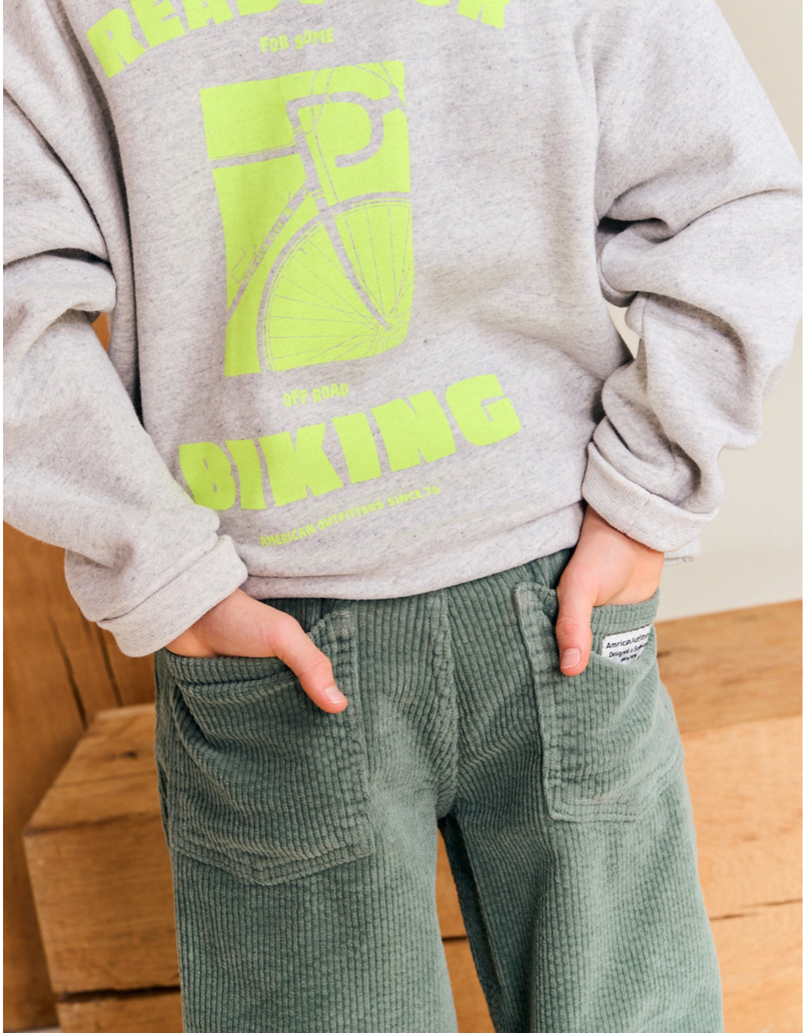 AO76 broek ribfluweel James forest