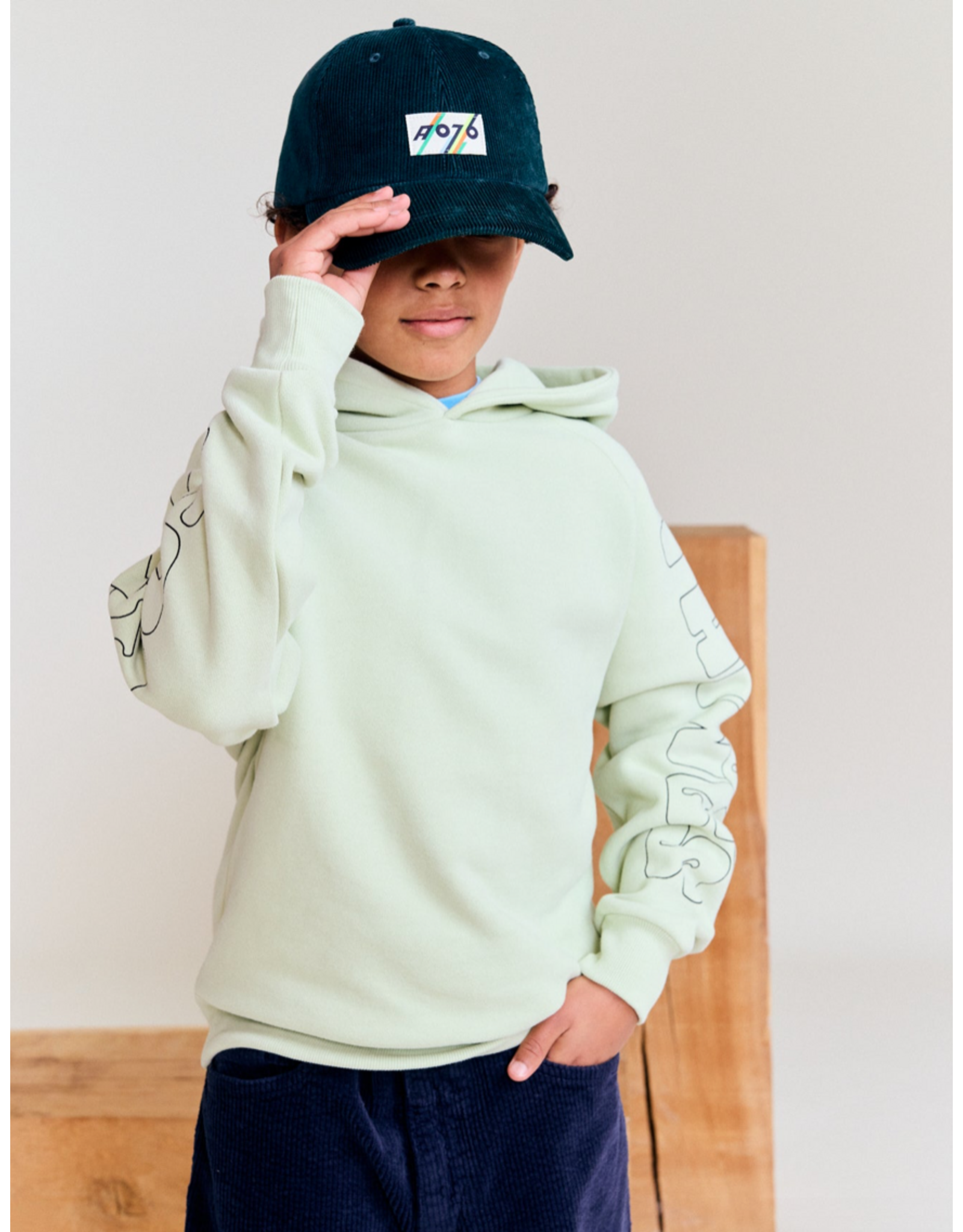 AO76 broek ribfluweel Finn navy