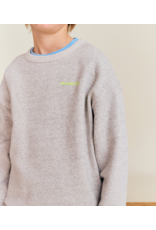 AO76 sweater Oscar biking grey melange