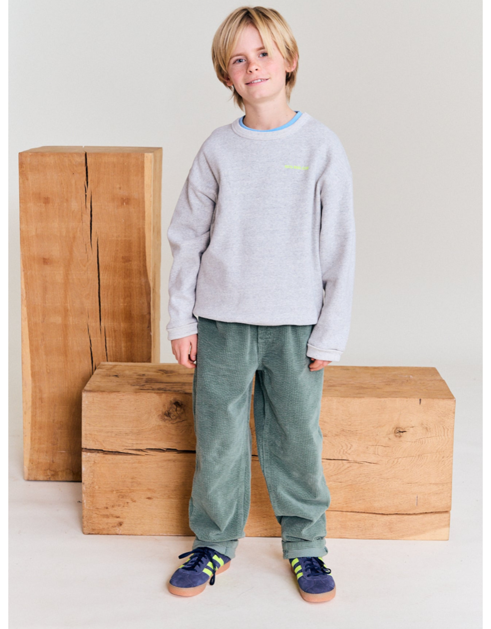 AO76 sweater Oscar biking grey melange
