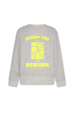 AO76 sweater Oscar biking grey melange