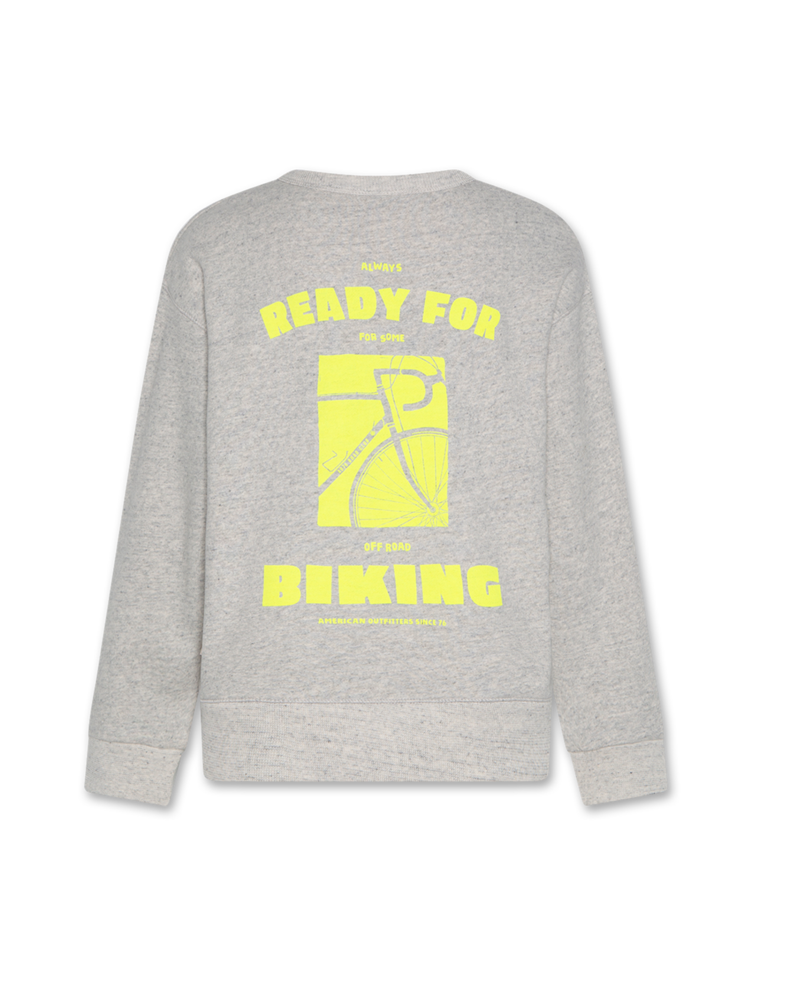 AO76 sweater Oscar biking grey melange