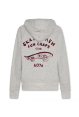 AO76 hoodie Lenny grey melange