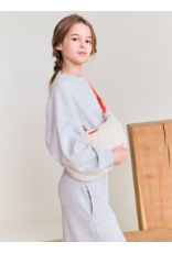 AO76 jurk sweater guri grey melange