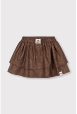 Alix mini rok glitter warm brown