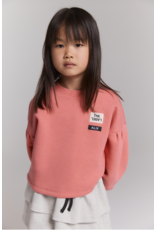 Alix mini sweater cropped bright coral
