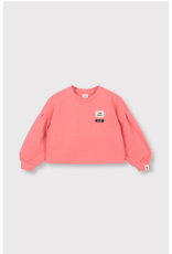 Alix mini sweater cropped bright coral