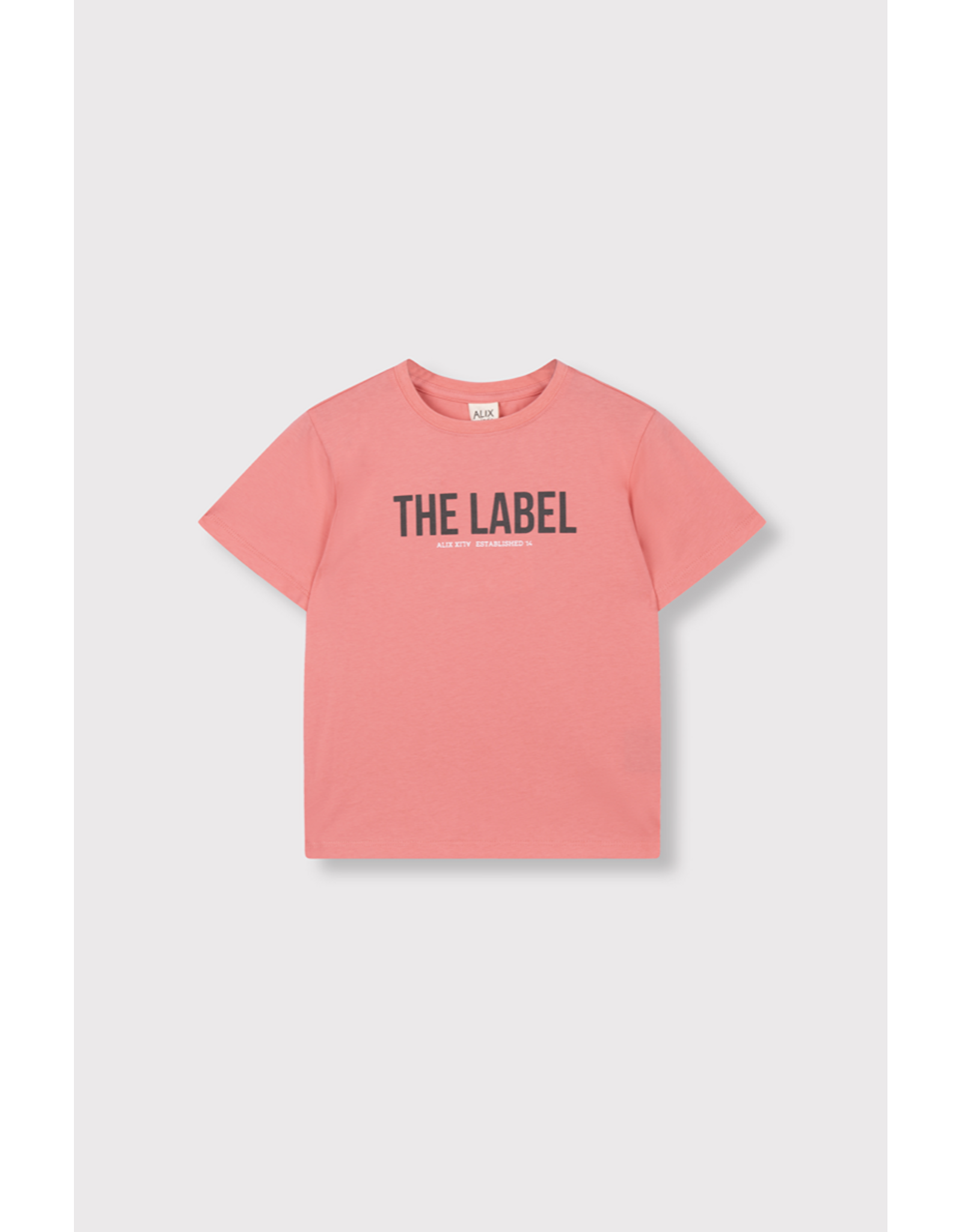 Alix mini t-shirt the label bright coral