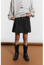 Alix mini rok dots black white