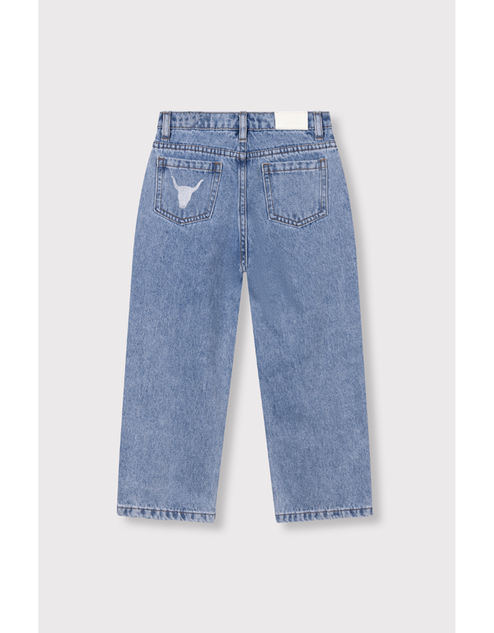 Alix mini wijde jeans blue