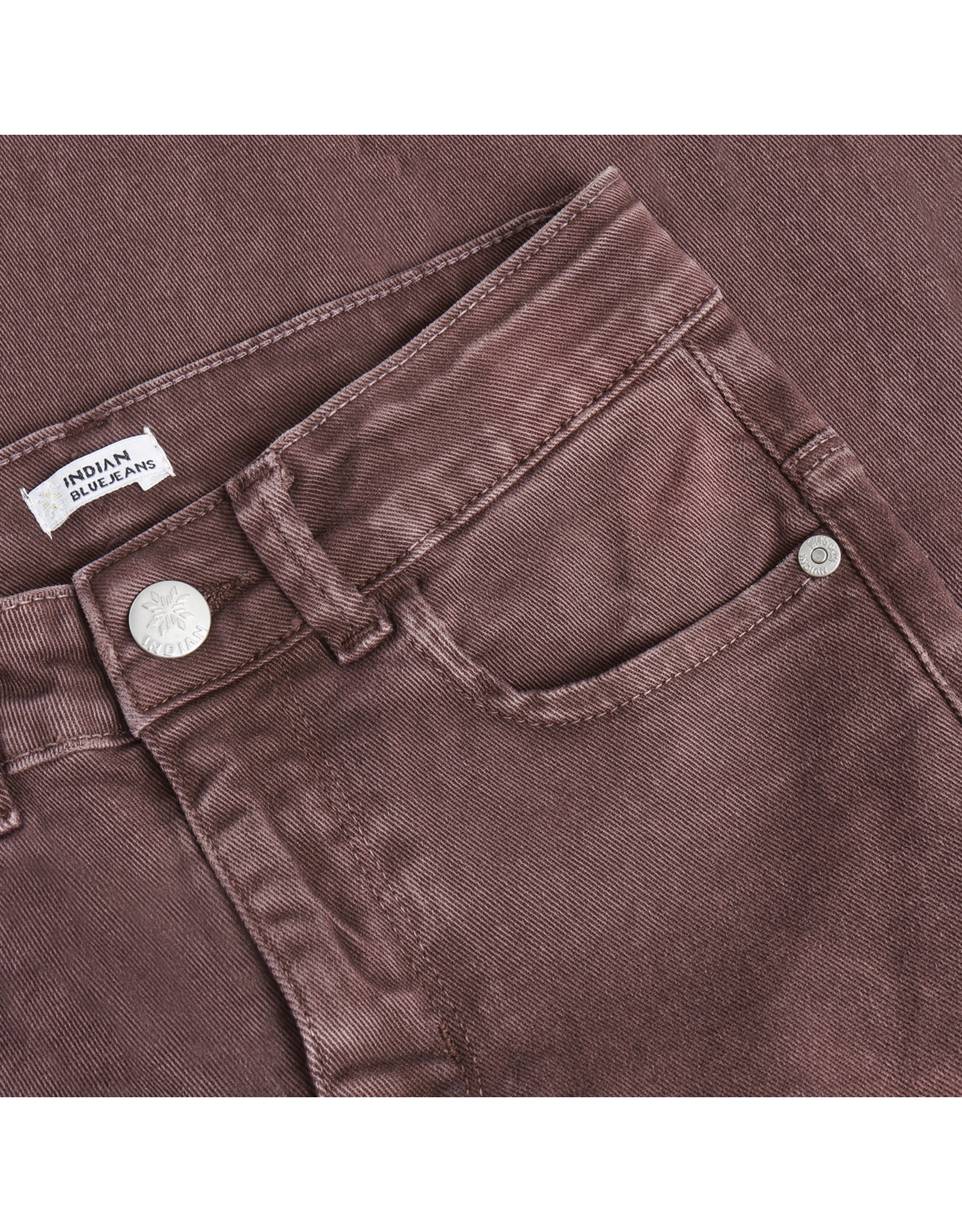 Indian Blue Jeans jeansbroek wide fit fig