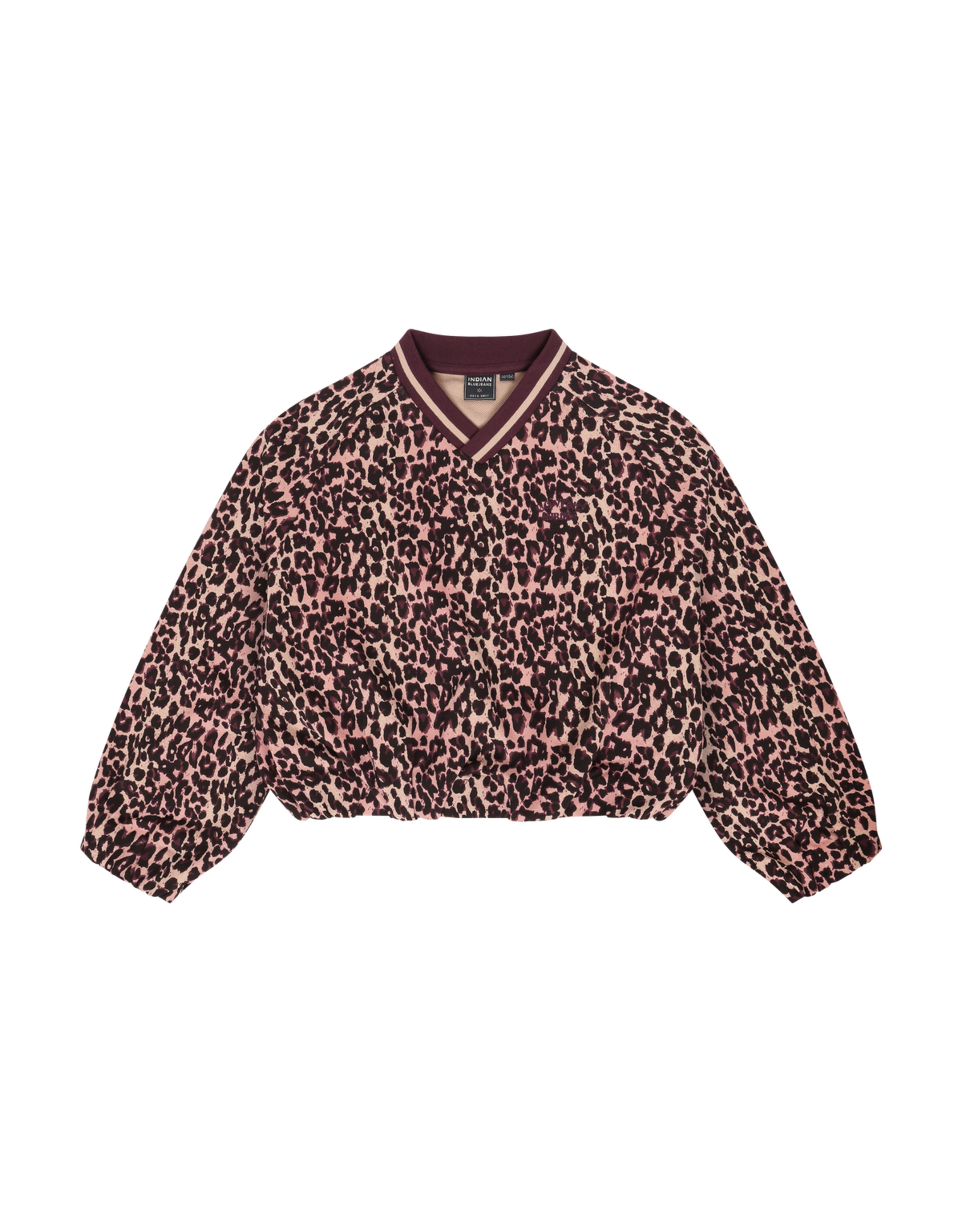 Indian Blue Jeans sweater leopard fig