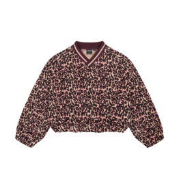 Indian Blue Jeans sweater leopard fig