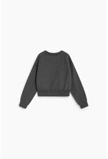the new society sweater logo dark grey