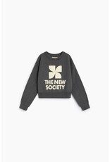the new society sweater logo dark grey