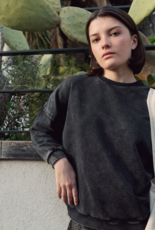 Le temps des cérises sweater Merygi black kers leopard