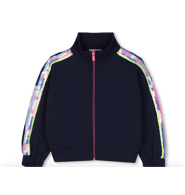 Billieblush cardigan marine paillet multicolor