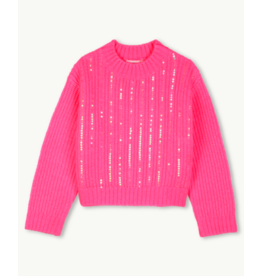 Billieblush pull pink paillet