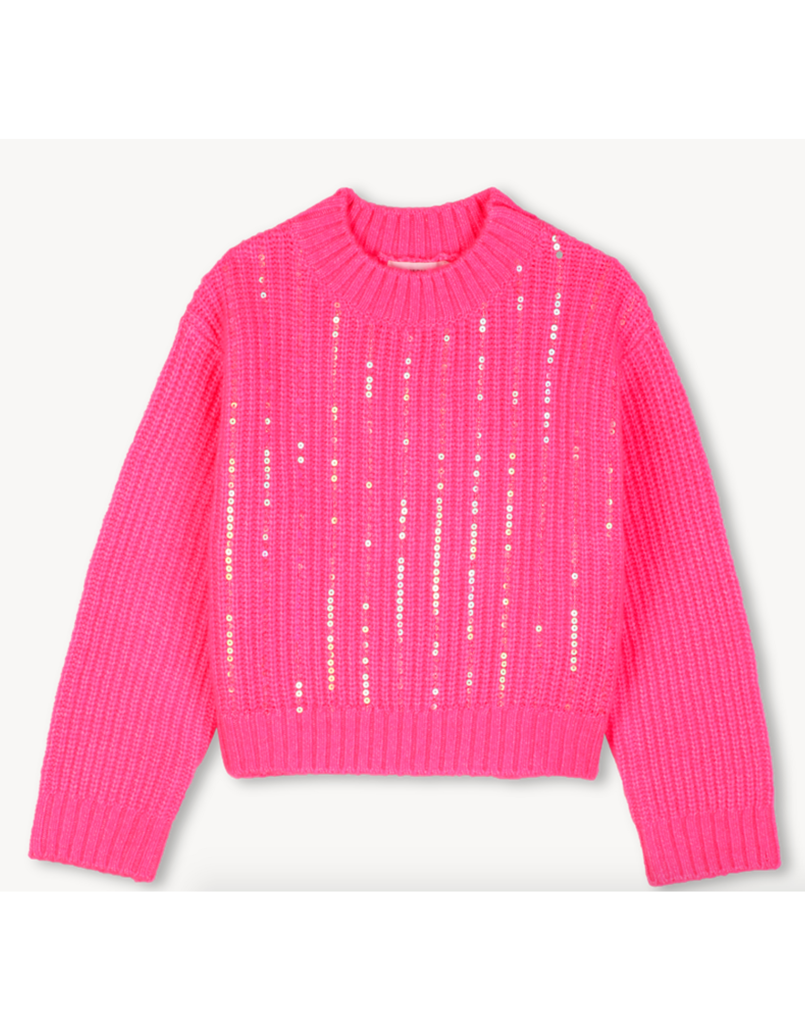 Billieblush pull pink paillet