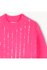 Billieblush pull pink paillet