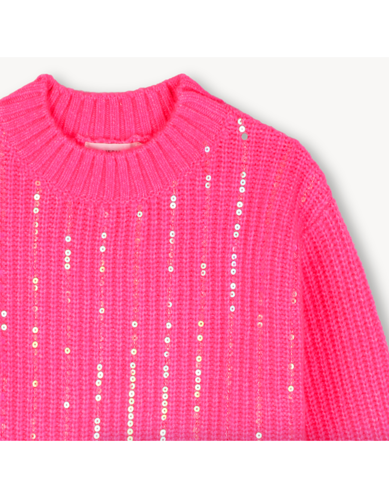 Billieblush pull pink paillet