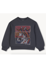Billieblush sweater grey unicorn glitter