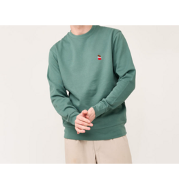 Strom sweater green chocolade