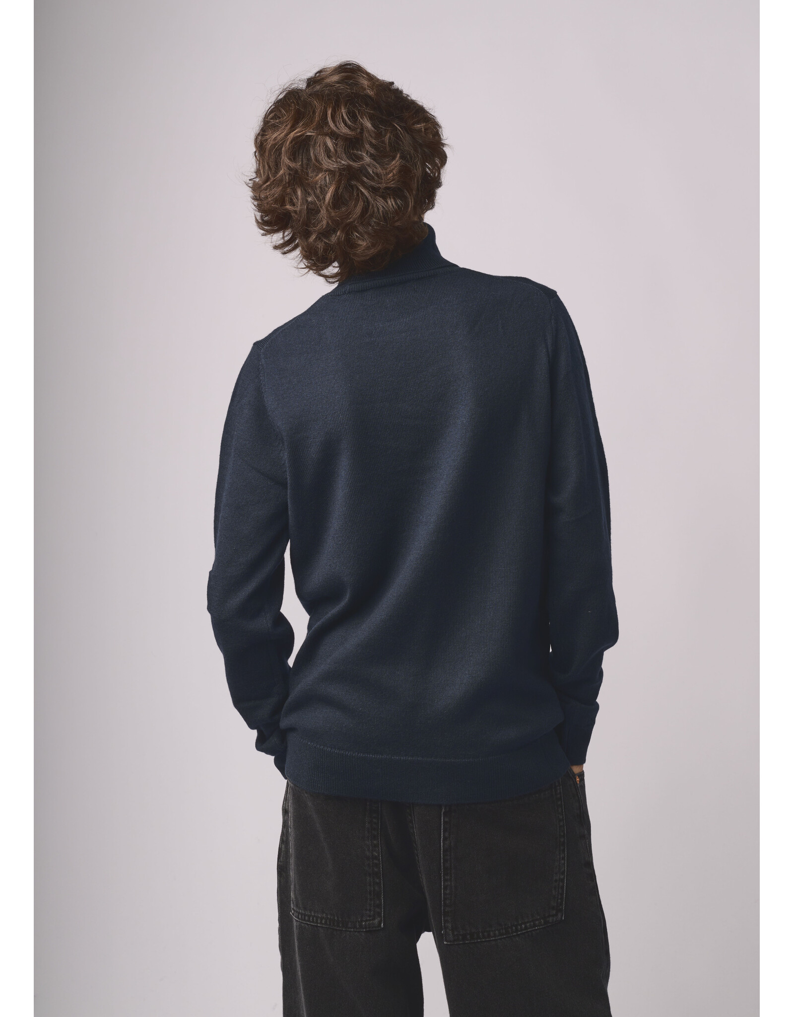ANTWRP pull rolkraag ink blue
