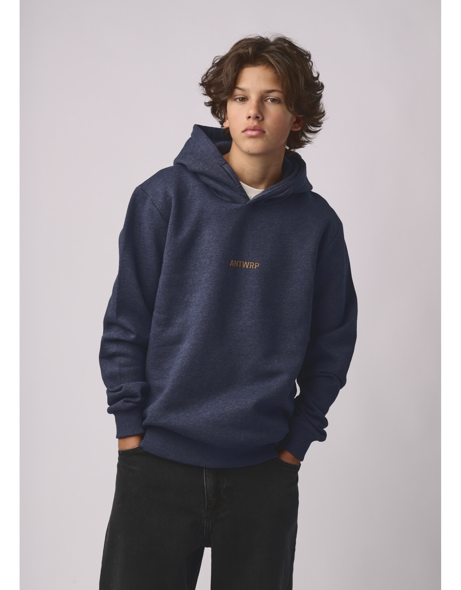 ANTWRP hoodie dark navy