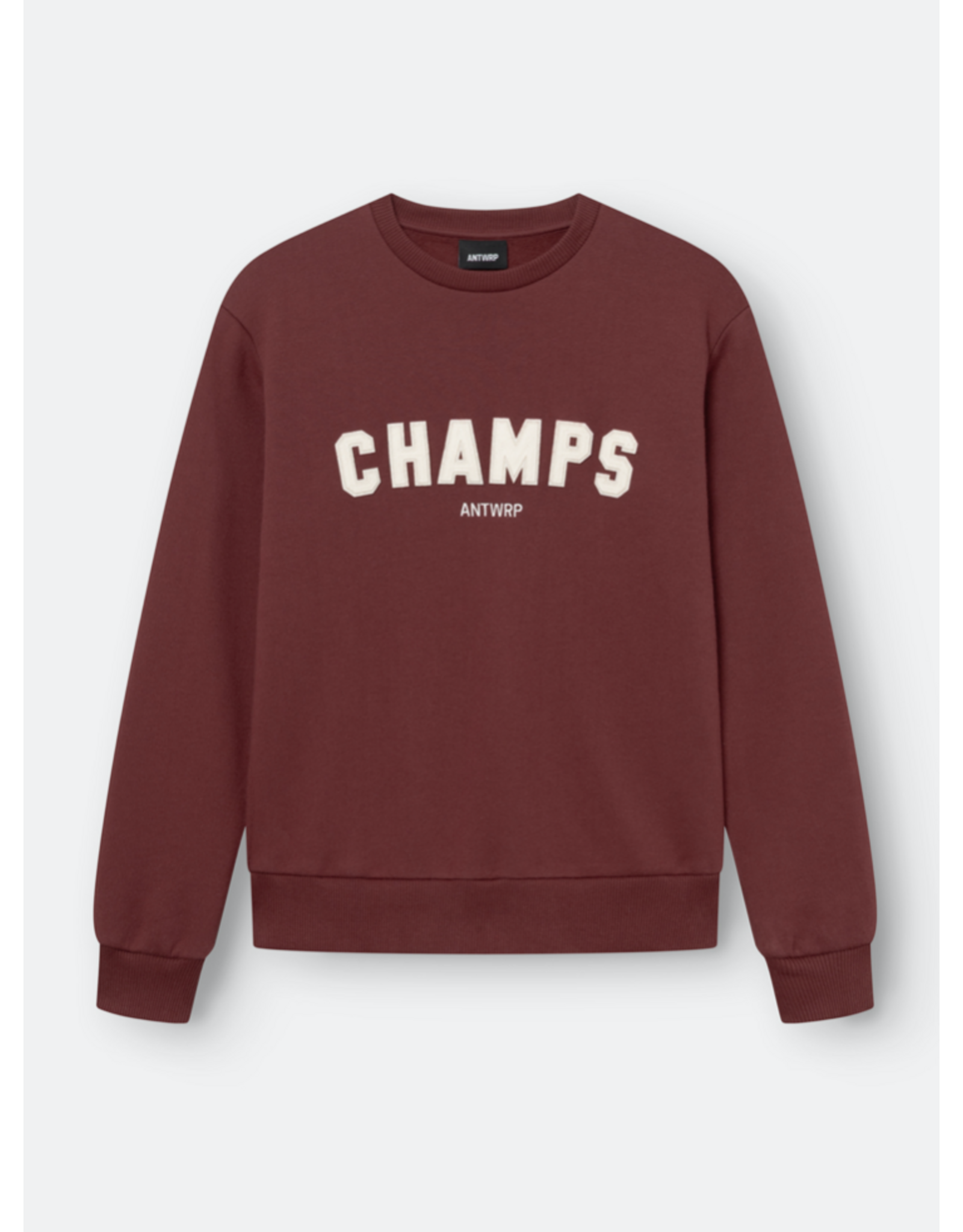 ANTWRP sweater champs crimson red