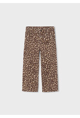 Mayoral wijde broek leopard beige