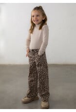 Mayoral wijde broek leopard beige