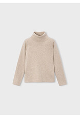 Mayoral pull rolkraag beige