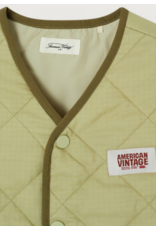 American Vintage mouwloos jasje yupibam reptile