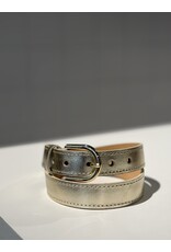 ADL Lederen riem goud