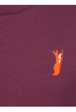 Strom T-shirt squirrel deep merlot
