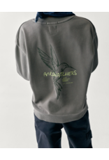 the boston kids sweater moss logo fluo