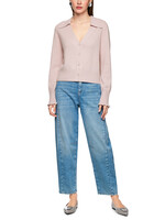 Cropped cardigan van kasjmier