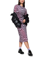 Marccain Sports Midi-jurk in ruit patroon