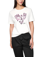 Marccain Sports Katoenen shirt met opdruk